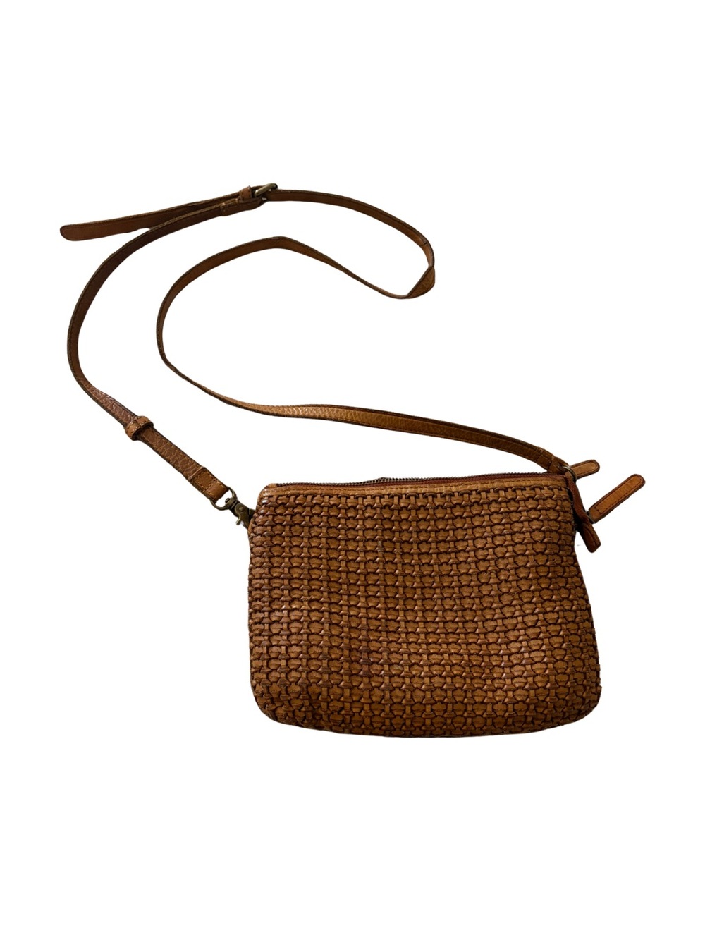 ANTHROPOLOGY Vilenca Holland Leather Crossbody Bag